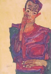 Self-Portrait with Lowered Eyelid